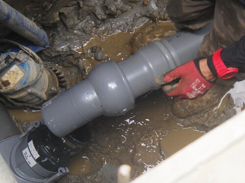 新設排水管敷設