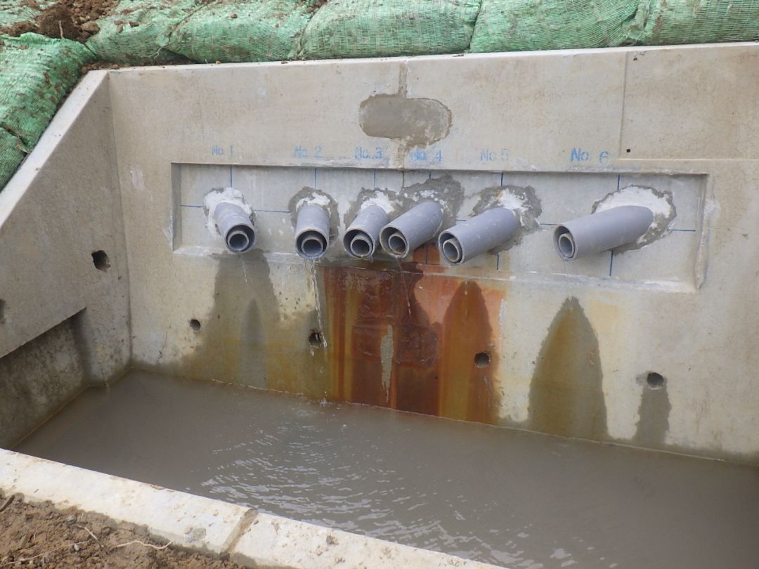 水抜き排水状況